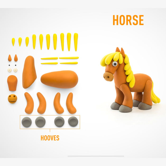 30046 HeyClay - Horse - 3 cans