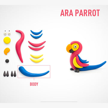 30054 HeyClay - Ara Parrot - 3 cans