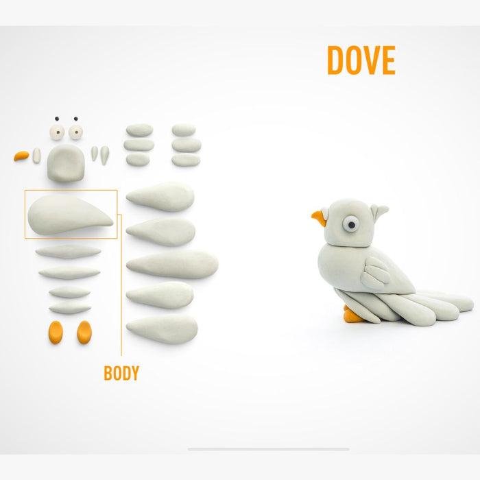 30055 HeyClay - Dove - 3 cans