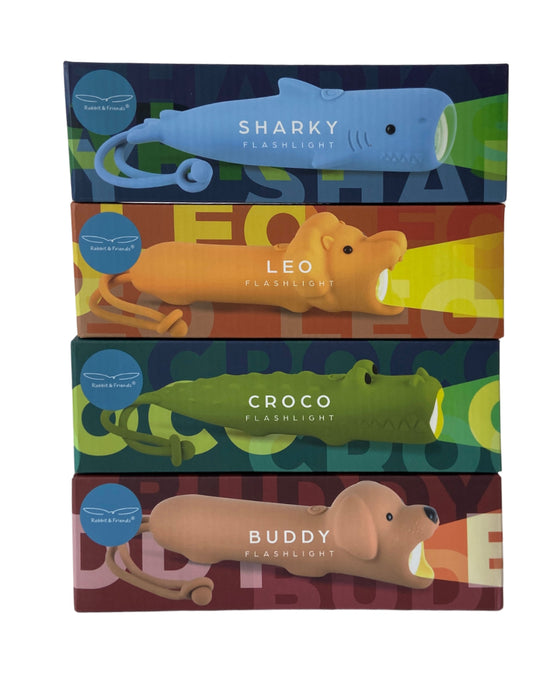 Rabbit&Friends - 52-0083- Lion Silicone Flashlight
