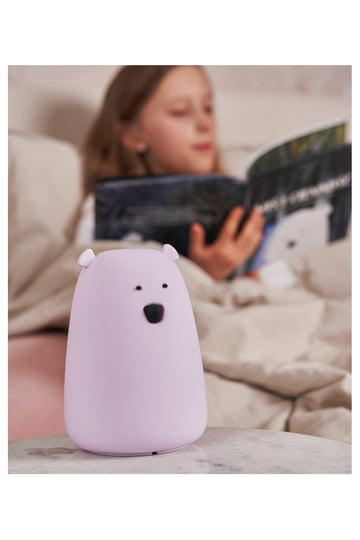52-0062 Bear Lamp Lavender