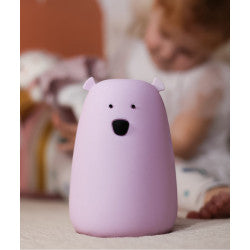 52-0062 Bear Lamp Lavender