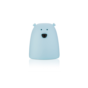 Rabbit&Friends - Set of 2 Mini Bear lamps - White&Blue - 52-0077