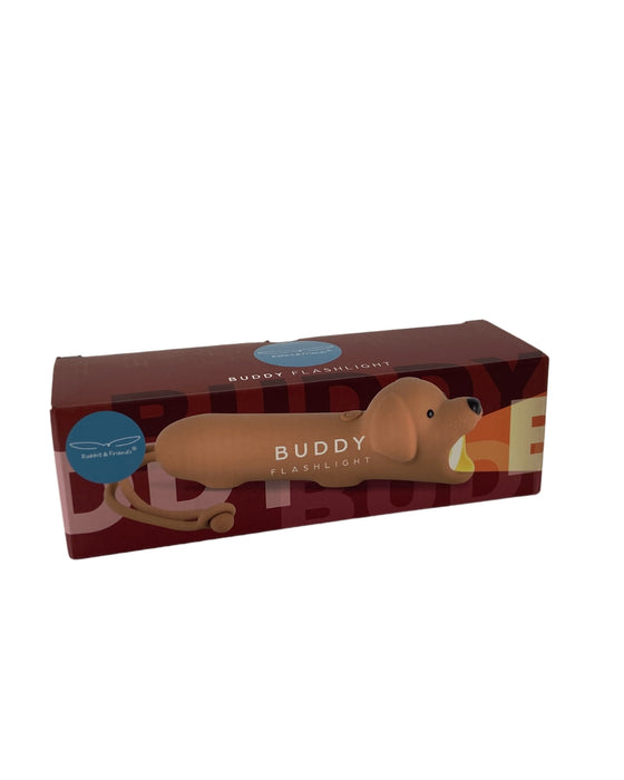 Rabbit&Friends - 52-0081- Buddy Dog Silicone Flashlight