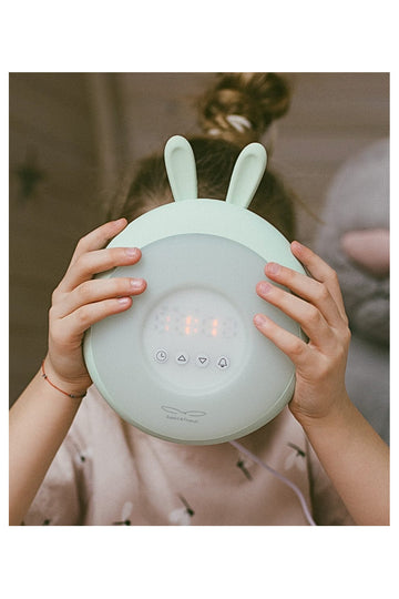 52-0091 Rabbit Wake Up Lamp with Alarm Clock, Green