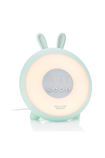 52-0091 Rabbit Wake Up Lamp with Alarm Clock, Green