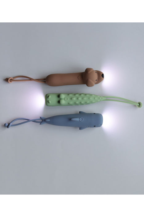 Rabbit&Friends - 52-0081- Buddy Dog Silicone Flashlight