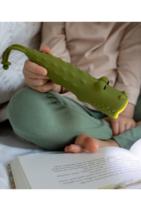 Rabbit&Friends - 52-0080- Crocodile Silicone Zaklamp