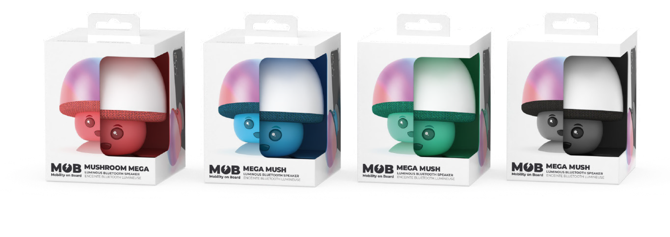MOB - Mega Mush Speaker - Zwart