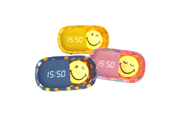 MOB - Dreamy Clock Smiley World - Roze