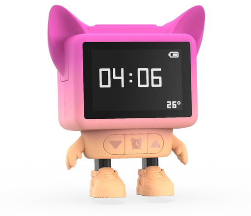 MOB - Dancing Clock - Roze