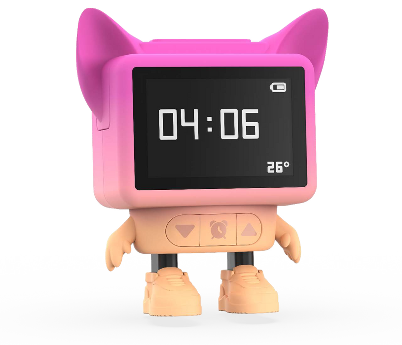 MOB - Dancing Clock - Roze