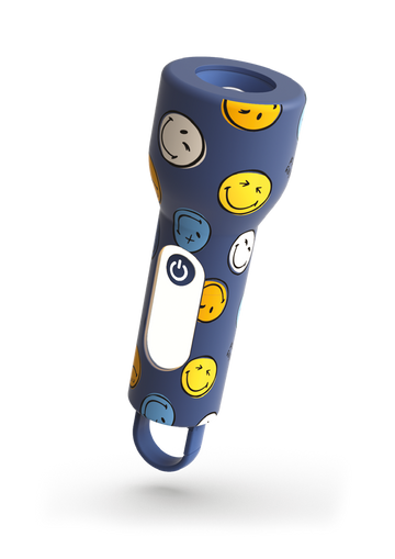 MOB - Glowy Smiley World - Blauw