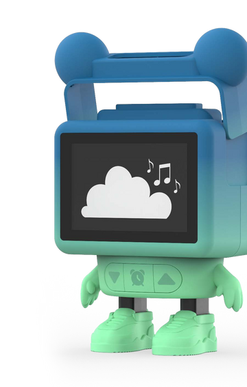 MOB - Dancing Clock - Blauw