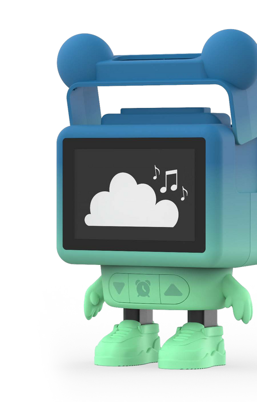 MOB - Dancing Clock - Blauw