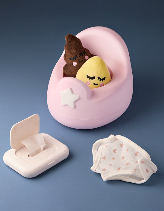 LullaBaby - LBY7734 - Dolly Potty set Pink (COMING END JUNE)
