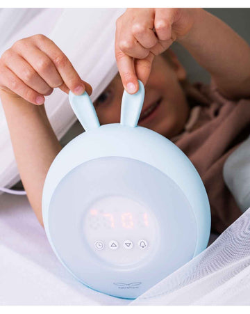 52-0039	- Rabbit Wake Up Lamp with Alarm Clock, Blue