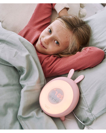 52-0069	- Rabbit Wake Up Lamp with Alarm Clock, Pink