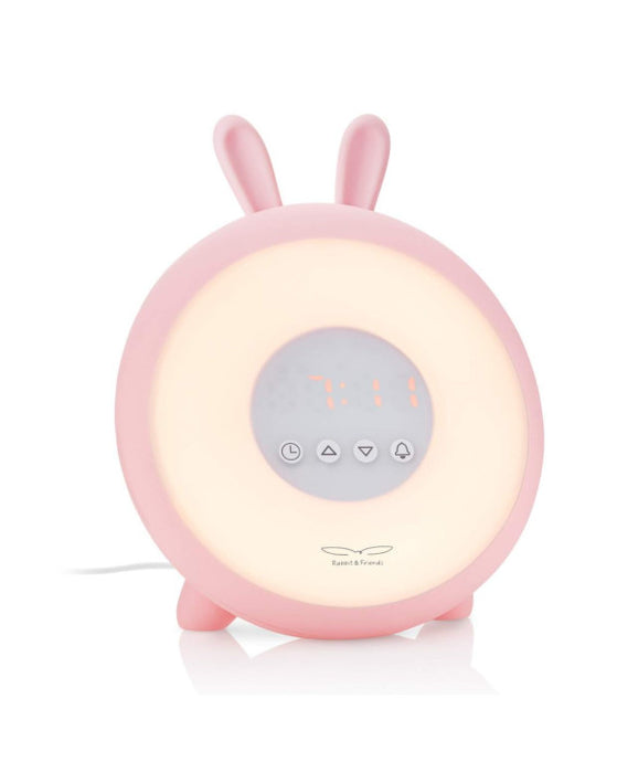 52-0069	- Rabbit Wake Up Lamp with Alarm Clock, Pink