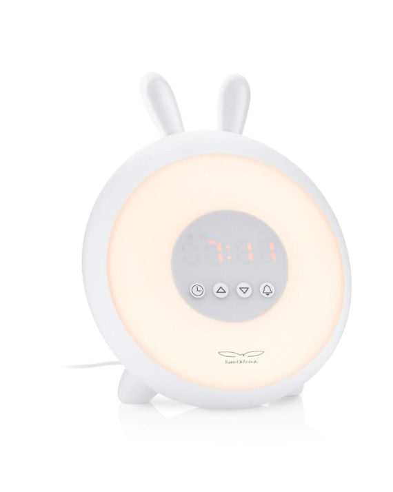52-0074	- Rabbit Wake Up Lamp with Alarm Clock, White