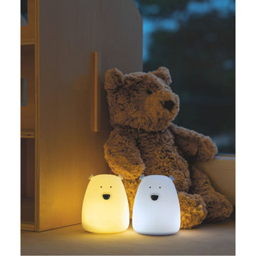 Rabbit&Friends - Set of 2 Mini Bear lamps - White&Blue - 52-0077