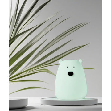 Rabbit&Friends - Set of 2 Mini Bear lamps - White&Green - 52-0078