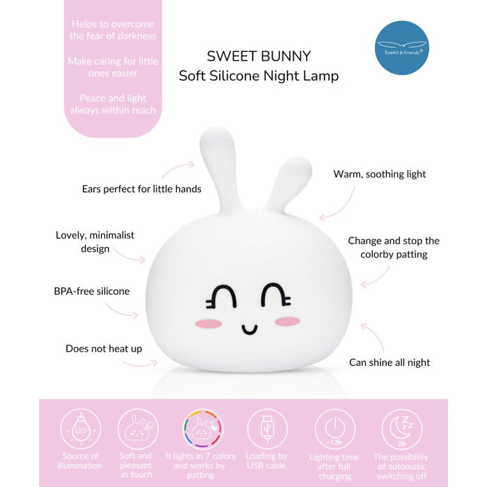🐰 52-0058 - Sweet Bunny Silicone Lamp